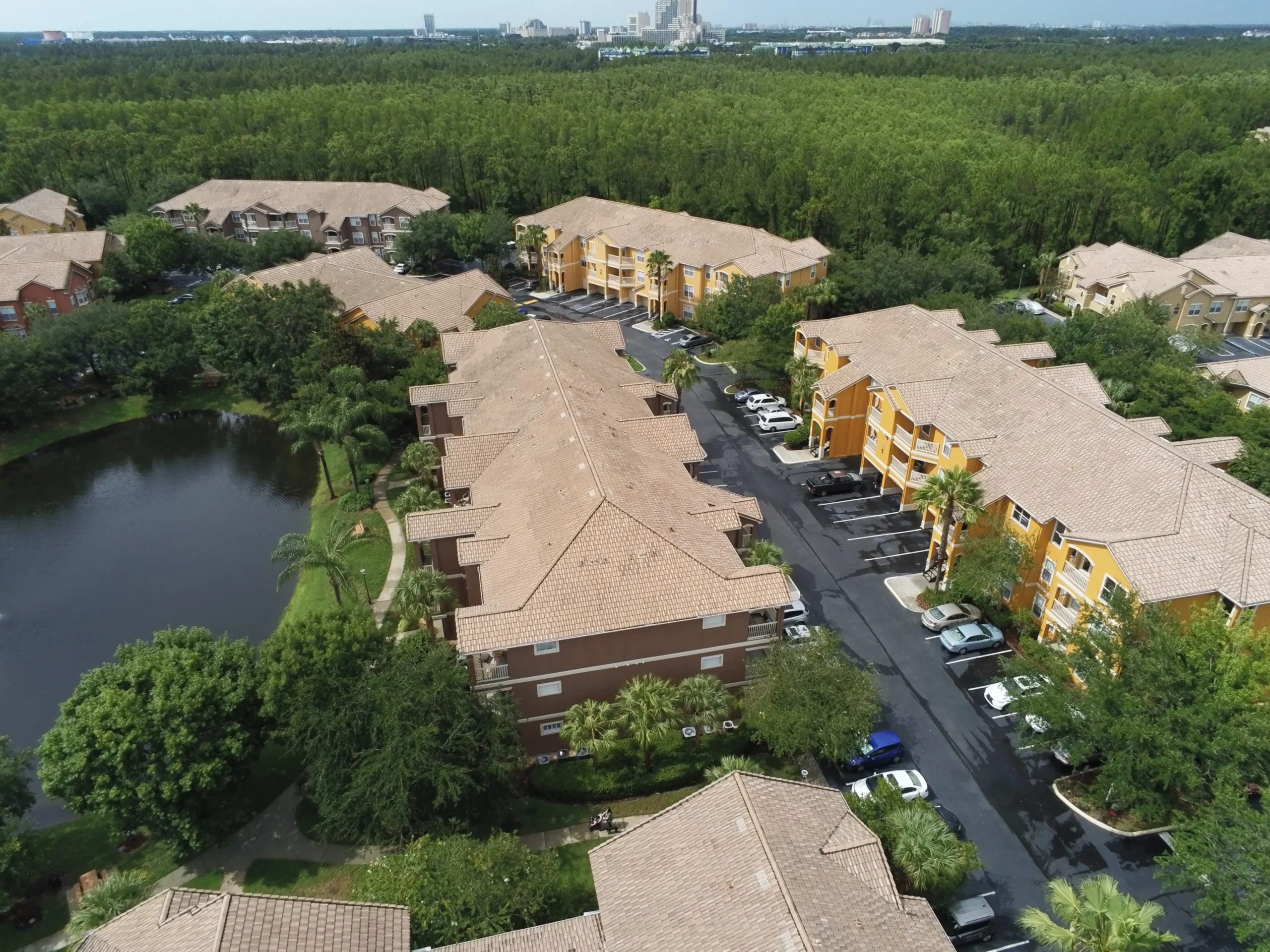 Coastal Condo Complex — TPO flat roof