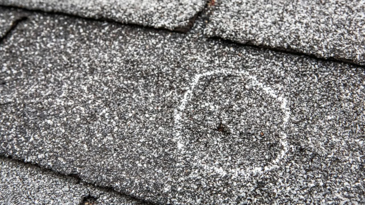Storm damage response on commercial building