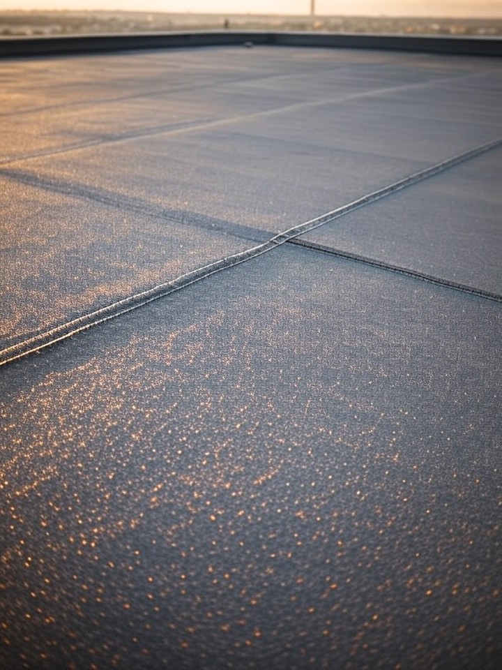 Modified Bitumen flat roof installation